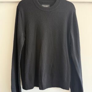 Banana Republic Black Crewneck Cashmere Sweater